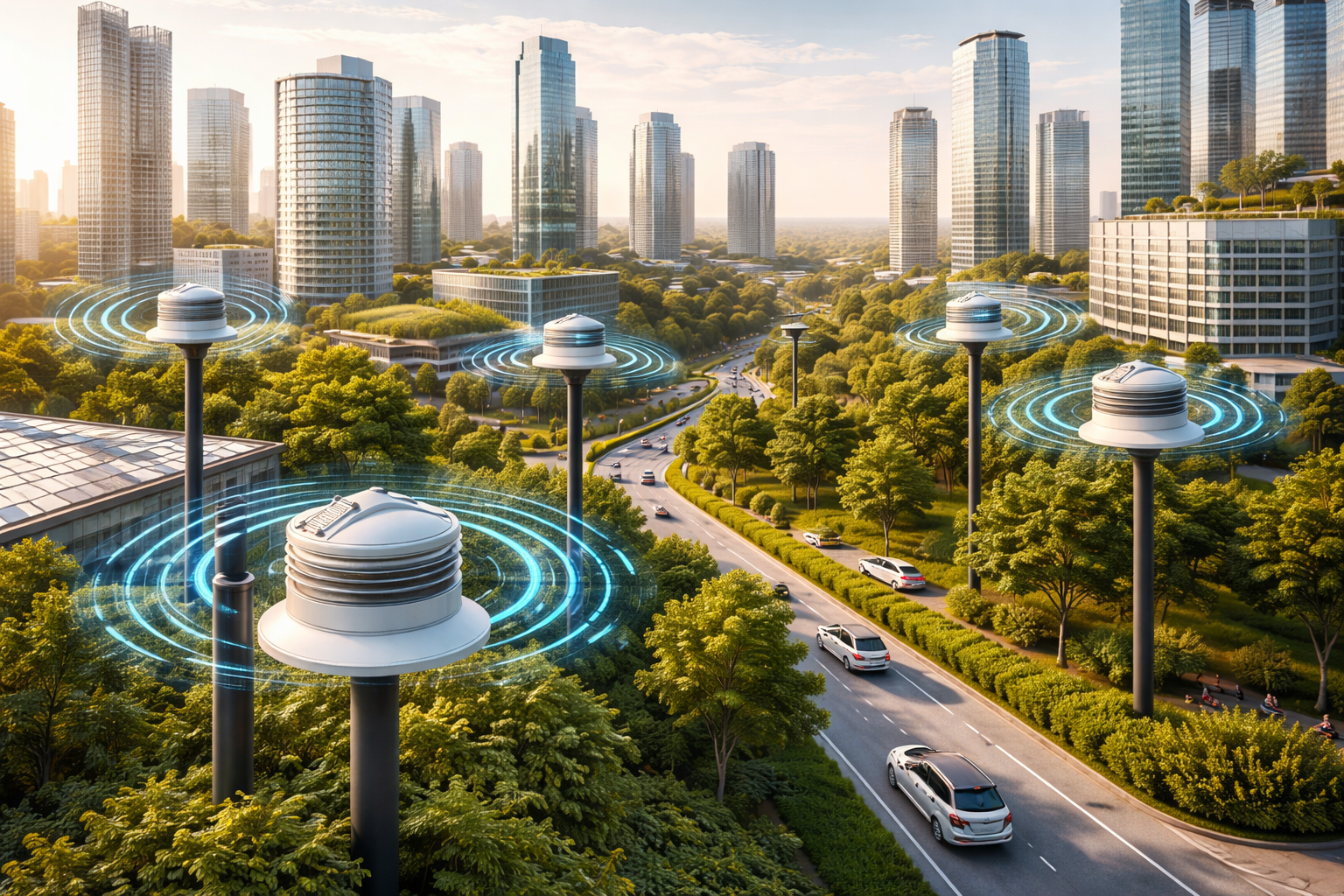 NoiseSensor em cidade inteligente